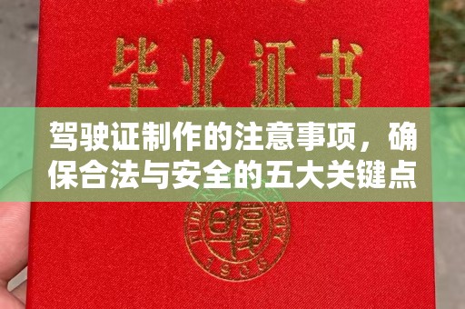 平陆驾驶证制作的注意事项，确保合法与安全的五大关键点