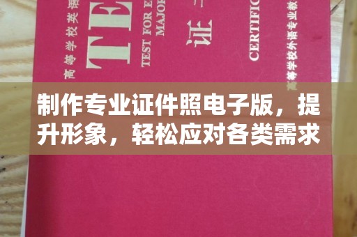 平陆制作专业证件照电子版，提升形象，轻松应对各类需求