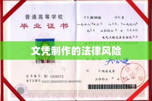 平陆文凭制作的法律风险