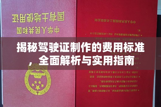 平陆揭秘驾驶证制作的费用标准，全面解析与实用指南