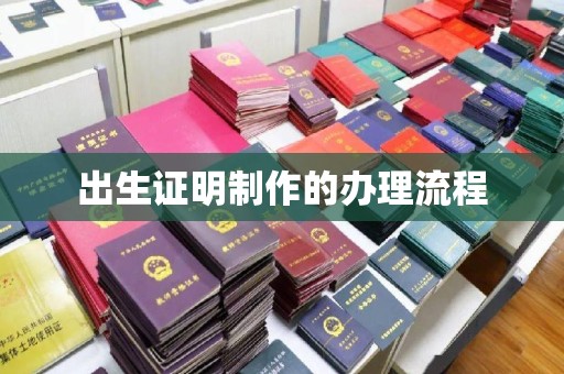 平陆出生证明制作的办理流程