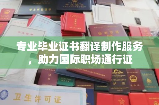 平陆专业毕业证书翻译制作服务，助力国际职场通行证