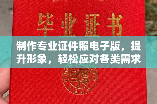 平陆制作专业证件照电子版，提升形象，轻松应对各类需求