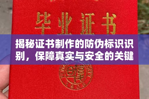 平陆揭秘证书制作的防伪标识识别，保障真实与安全的关键