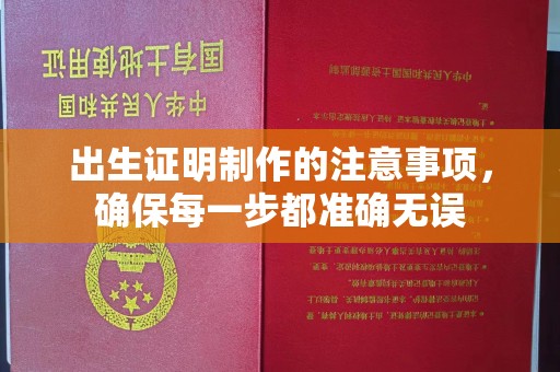 平陆出生证明制作的注意事项，确保每一步都准确无误