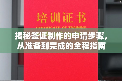 平陆揭秘签证制作的申请步骤，从准备到完成的全程指南