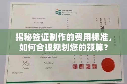 平陆揭秘签证制作的费用标准，如何合理规划您的预算？