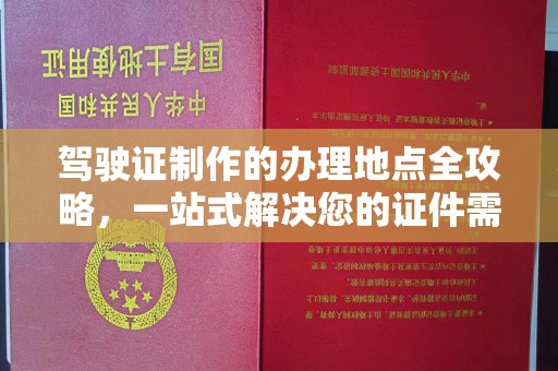 平陆驾驶证制作的办理地点全攻略，一站式解决您的证件需求