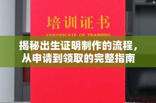 平陆揭秘出生证明制作的流程，从申请到领取的完整指南
