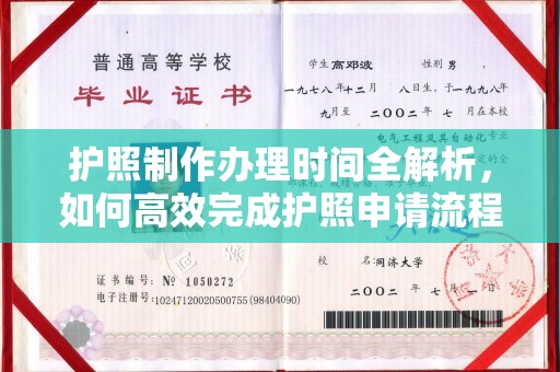 平陆护照制作办理时间全解析，如何高效完成护照申请流程